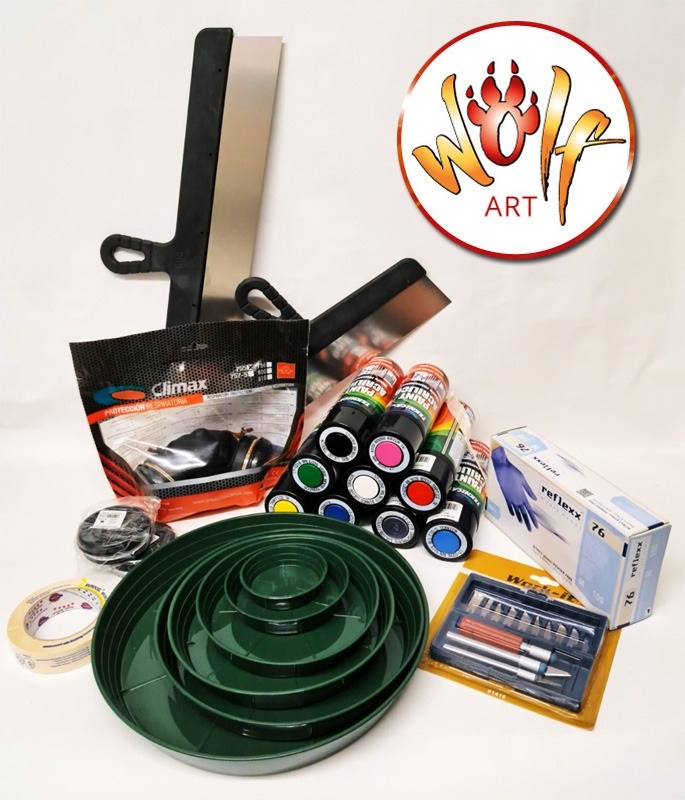 PACCHETTO BASIC SPRAY ART BY WOLF ART