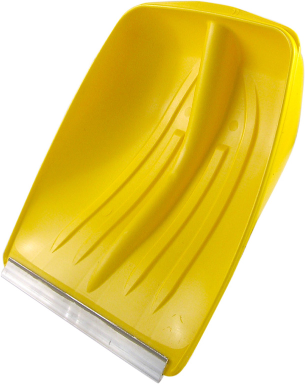 PALA NEVE A CUCCHIAIO CON PROFILO DI METALLO SENZA MANICO 37X41CM ART.57 MASS