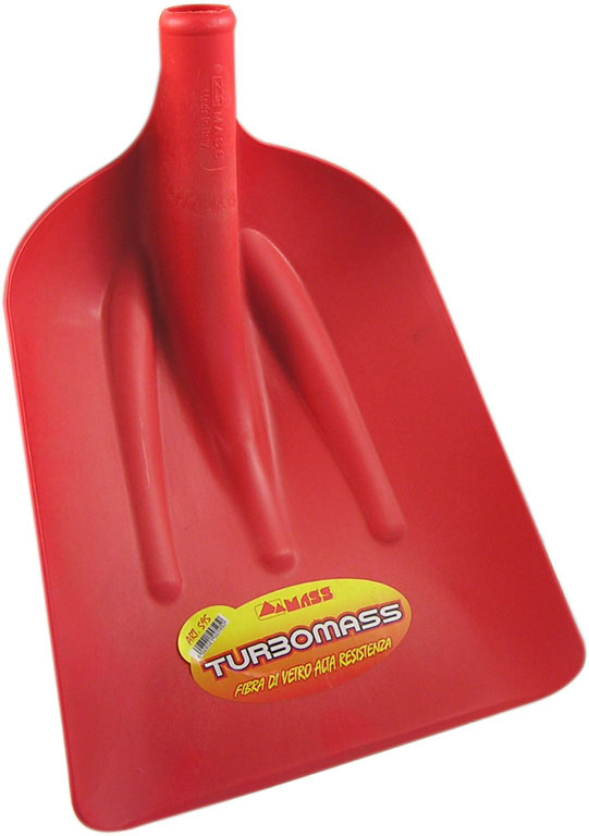 PALA NEVE FIBRA DI VETRO SENZA MANICO CM.33X48 ART.595