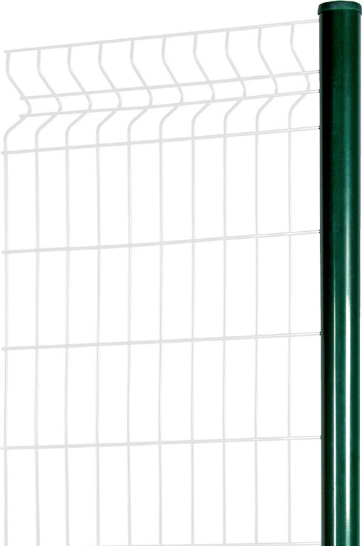 PALO PER RECINZIONE BORDER ZINCATO E PLASTIFICATO MM48X1,5 H200