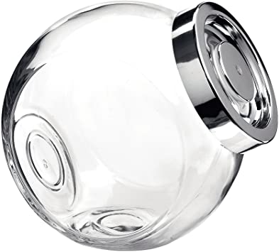 PANDORA VASO CARAMELLE VETRO TRASPARENTE CON CAPSULA METALLICA 223CL BORMIOLI