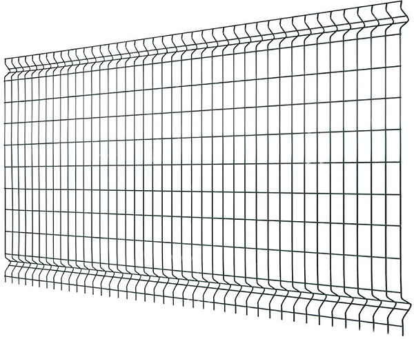 PANNELLO RECINZIONE FISSA BORDER ZINCATA E PLASTIFICATA LARG. 200 X ALTEZZA 123 CM