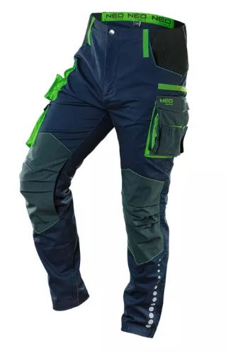 Pantaloni da lavoro PREMIUM TAGLIA XL, 62% cotone, 35% poliestere, 3% elastan, ART. 81-226-XL NEO