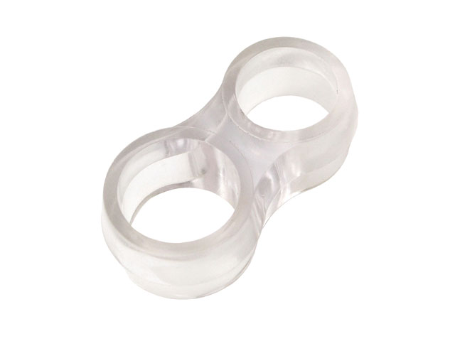 Paracolpo trasparente doppio per le maniglie delle porte. pezzi 2