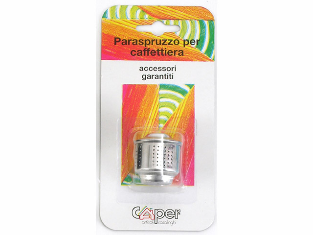 Paraspruzzi per caffettiera in acciaio inox. CAPER ART. 66V