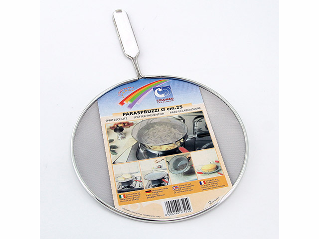 PARASPRUZZI RETE CM34 Paraspruzzi in alluminio. Evita gli schizzi, adatto ad ogni tipo di padella.
