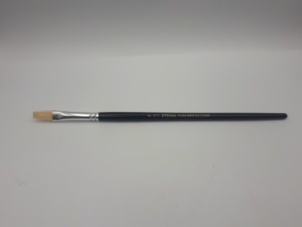 PENNELLO ASTUCCINO PIATTO N°6 S/577 NERO ETERNA