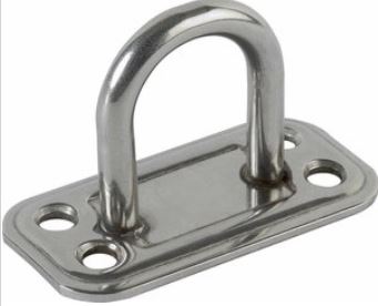 PIASTRA 865/IN CAVALLOTTO FISSO INOX BASE 30X60 MM