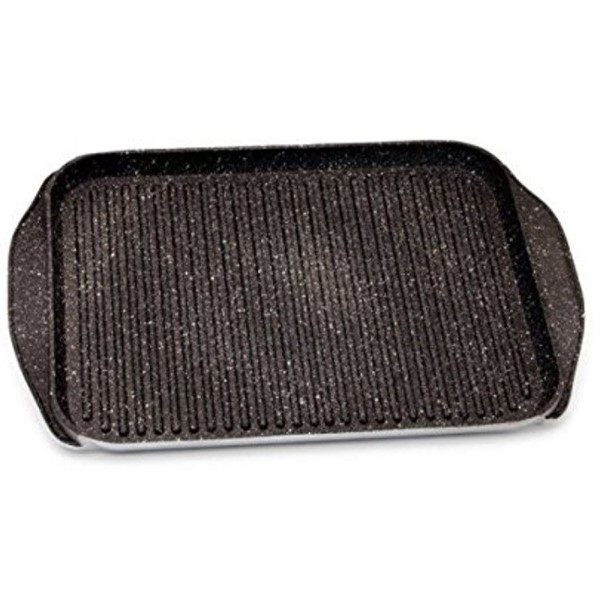 Piastra antiaderente Brava Geo, lega di alluminio priva di nichel e metalli pesanti, rivestimento totalmente esente da PFOA. Ada