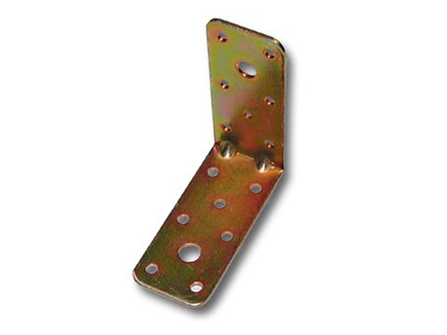 Piastra piegata mm.90x90 acciaio tropic alizzato. ART. 869