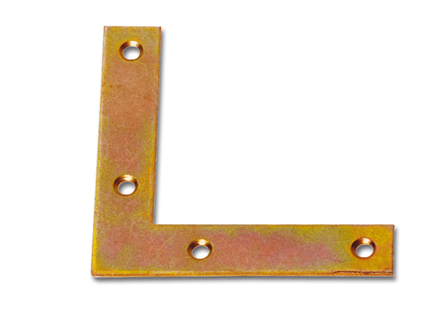 Piastrina rinforzo a squadra tropicalizzato 8X8CM