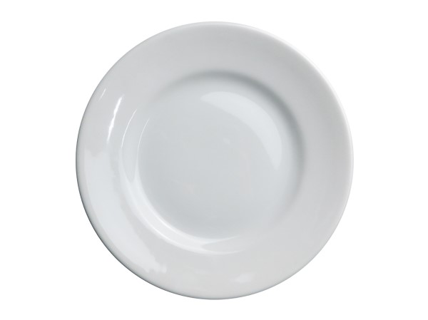 PIATTO PIANO 23,5CM BIANCO TIVOLI SATURNIA