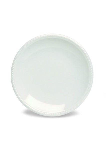 Piatto piano cm 27 Tognana Lido Bianco con orlatura