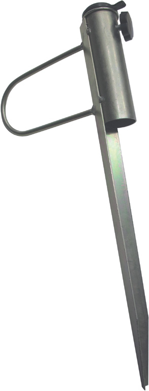 Picchetto PAPILLON in acciaio per ombrellone da spiaggia - 48 cm