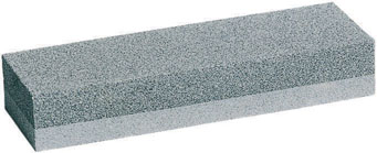 Pietra combinata MAURER al corindone per affilatura utensili - a doppia grana - per uso ad acqua e ad olio o petrolio