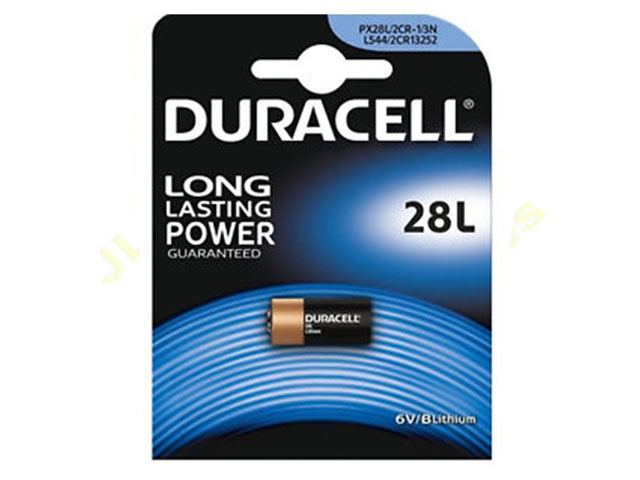 Pila Duracell al litio per foto 28L DU45. Confezione da un pezzo.