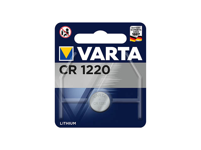 Pila Professional Electronics Varta. Tipo CR1220. Litio. 3 volt.