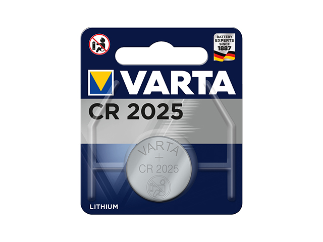 Pila Professional Electronics Varta. Tipo CR2025. Litio. 3 volt. 1 pezzo