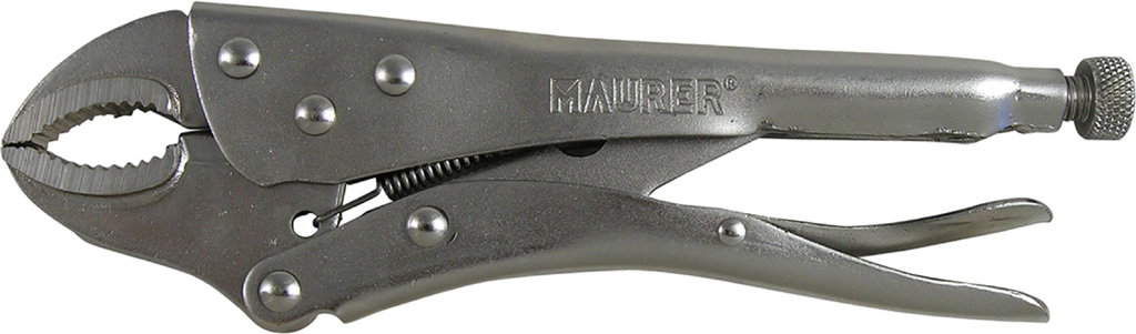 Pinza multigrip 10 regolabile / autobloccante MAURER - ganasce concave - in acciaio nichelato 250MM