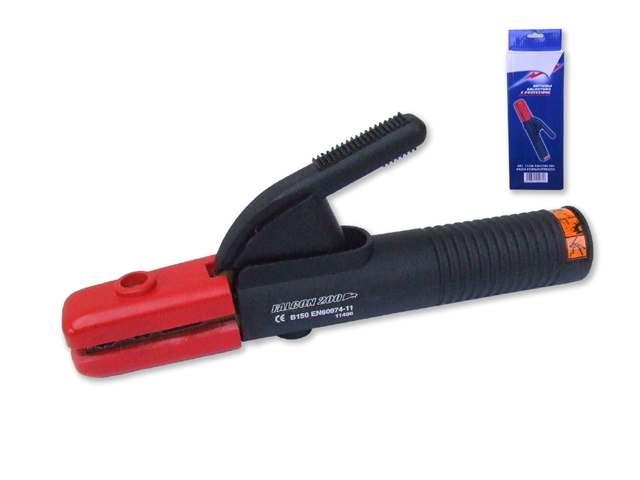 Pinza portaelettrodo FALCON 200 Fissaggio elettrodo in 7 posizioni. Classe isolameto B. Falcon 200 portata 200 Ampere