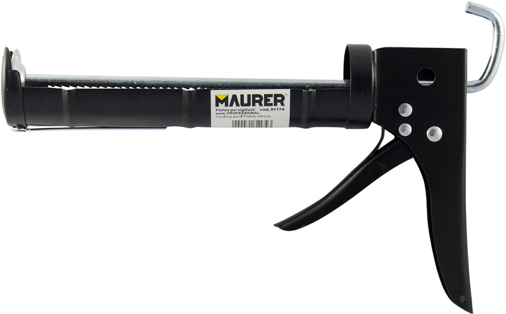 Pistola per sigillanti mod. PROFESSIONAL - in lamiera verniciata - avanzamento a cremagliera