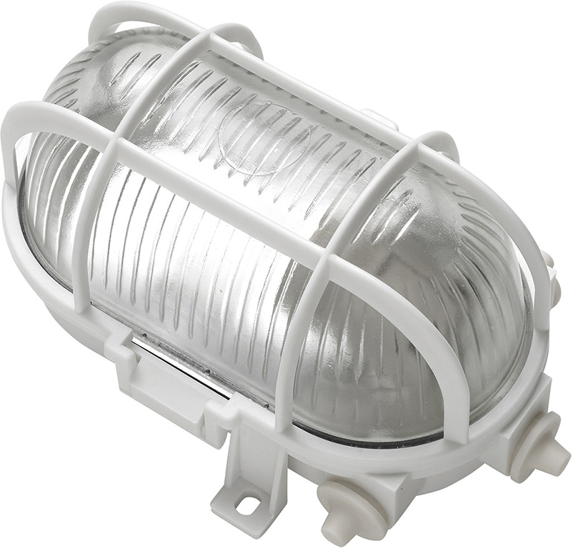 Plafoniera PAPILLON CM17X11X11,5- colore bianco - diffusore in vetro e portalampada in porcellana IP44