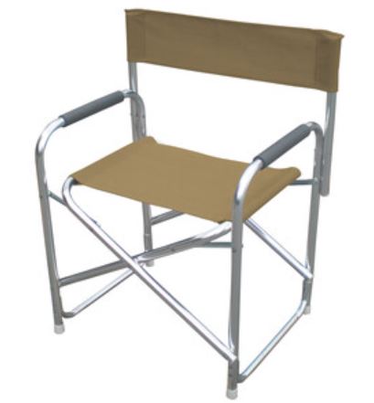 POLTRONA REGISTA PLAYA ALLUMINIO TORTORA