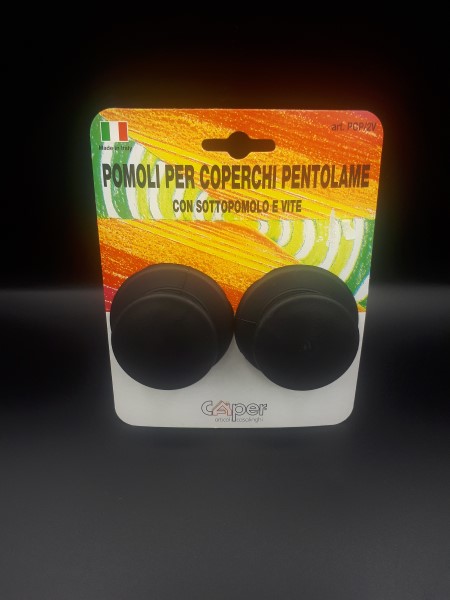 POMOLO PER COPERCHI PENTOLAME CAPER NERI ( PREZZO PER 1 POMOLO)