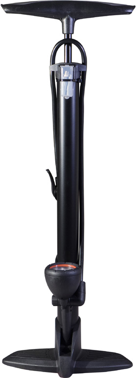 Pompa a mano per cicli MAURER - con ugelli e manometro - corpo in alluminio - 38x525 mm - 11 bar