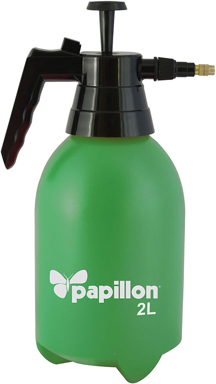 Pompa a pressione PAPILLON mod. ALISEO da  2 L - serbatoio in materiale termoplastico resistente ai raggi UV - con ugello in ott
