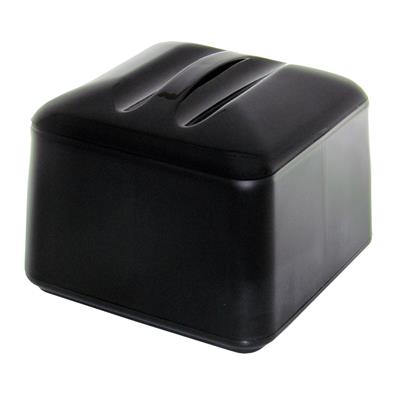 PORTA GHIACCIO QUADRO LT6 CON COPERCHIO 24X24CM NERO ART. 5516 MC