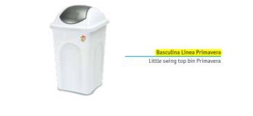 PORTABIANCHERIA / BIDONE LT30 BIANCA LINEA PRIMAVERA STEFANPLAST