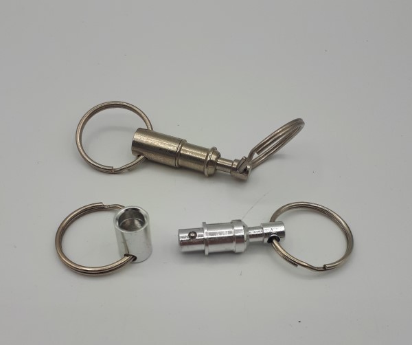 PORTACHIAVI 2 ANELLI DIVISIBILI METALLO EASY JOIN