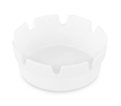 POSACENERE ROTONDO CM10 IN MELAMINA BIANCO ART. AST-4WH