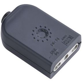 PRESA BIPASSO 2P+T NERO FIG.1