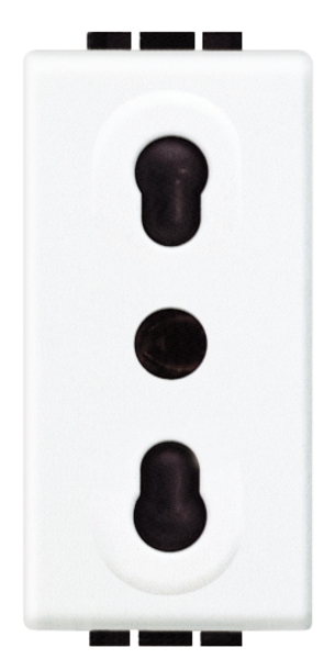 Presa BTIN4180 LIGHT - PRESA 2P+T 10/16A 250VAC BIPASSO bticino