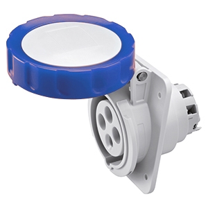 Presa CEE da pannelloGEWISS GW62227HPR.INC.10^ HP IP67 2P+T 16A 230V 6H