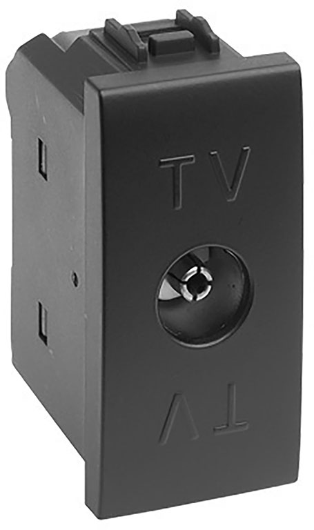 PRESA COASSIALE TV 9,5MM DIRETTA BIANCO DELIGHT