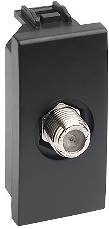 PRESA CONNETTORE TV/SAT TIPO F COLORE BIANCO DELIGHT