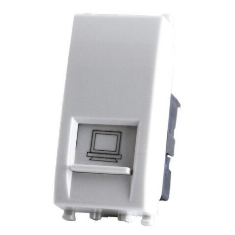 PRESA LAN RJ45 CAT.5E 8PIN PLANA