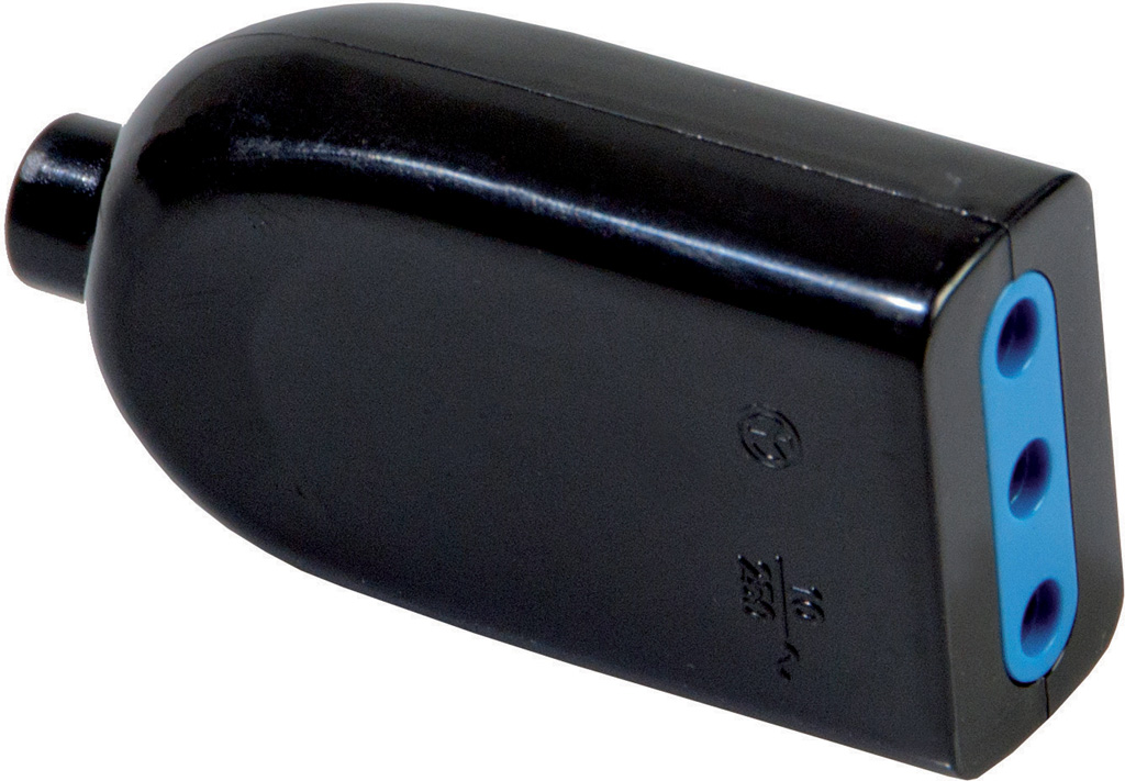 Presa mobile BIANCA MAURER per uso civile 2P+T 10A