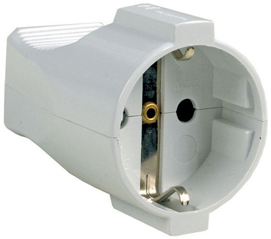 Presa mobile per uso civile MAURER - 2P+T 16A Schuko