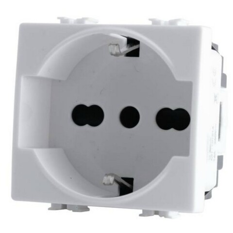 PRESA SCHUKO/BIPASSO 10/16A MTX