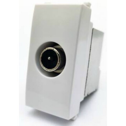 PRESA TV PASSANTE MASCHIO PLANA