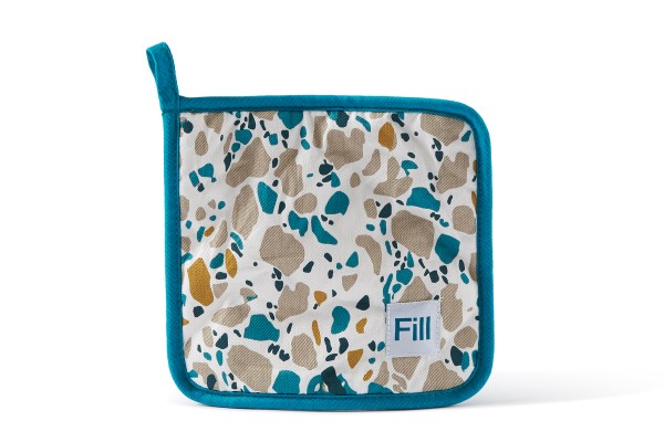 PRESINA CUCINA IN COTONE CM18X18 BLU MARMITTONE PERFETTO ART. 29075