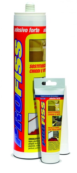 PROFISS AVORIO 80ML Adesivo a base acrilica con presa iniziale forte.