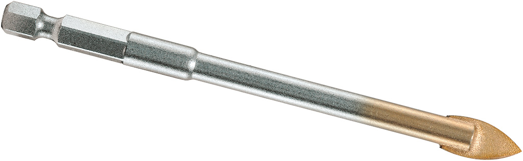 Punta elicoidale MM6 x 105MM per vetro ALPEN Profi Glas art. 289 - con placchetta in metallo duro - per la foratura di vetro, bo