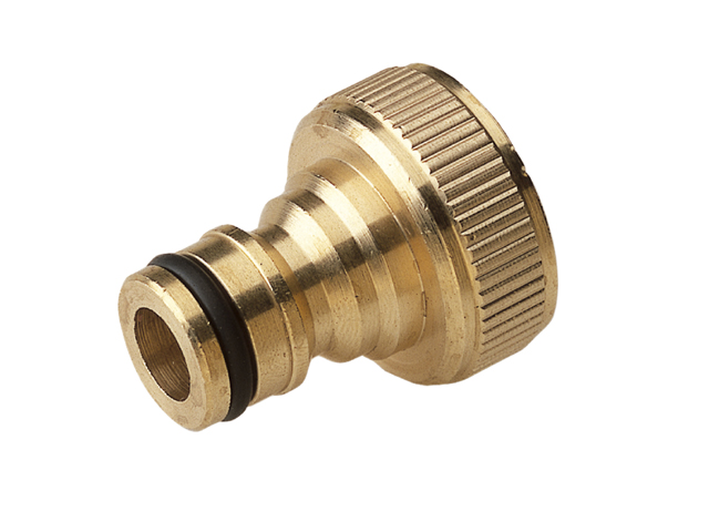 Raccordo adattatore rubinetto 3/4. Compatibile con i sistemi in plastica.