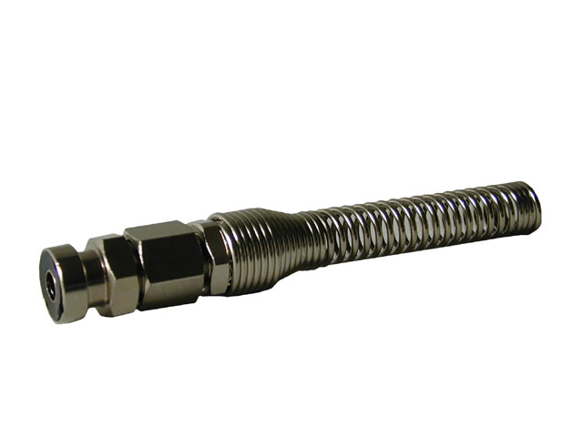 Raccordo Asturo in ottone ART. 13091 ATTACCO A MOLLA 6X 8, a baionetta girevole per tubo Rilsan o Nylon.