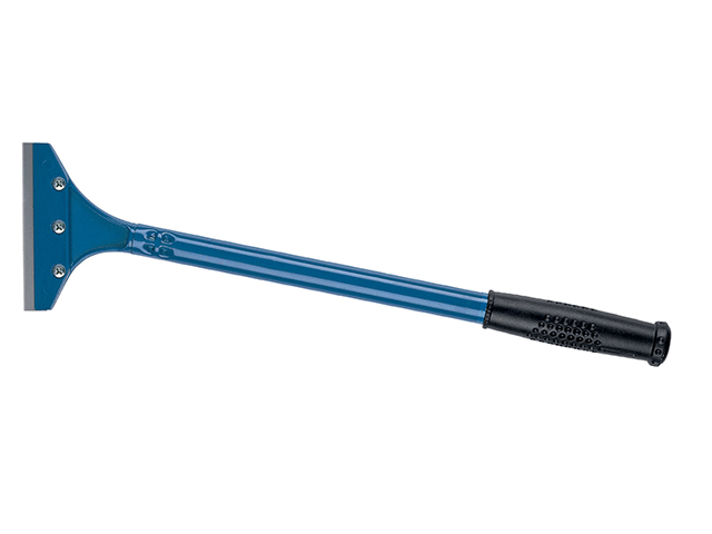 Raschietto multiuso Ausonia da cm.30 con lama intercambiabile da cm. 10 in acciaio temperato. Impugnatura con rilievi anulari pe